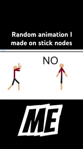 Random animation I made #viral #funny #animation #sticknodes #stickfigure