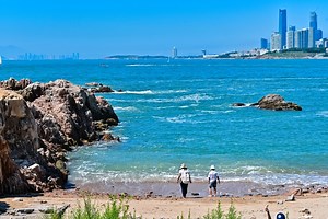 今天海的颜色好像不太一样