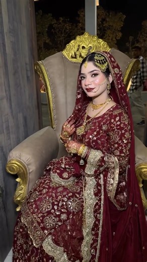 Most Beautiful Bride Makeup Ever 😍✨ | Sahiba | Makeover By Aasiya | #wedding #shorts #viralbride