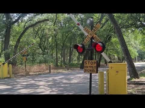 Mini railroad crossing activation 2nd crossing #railroadcrossing #miniature #sanantoniozoo