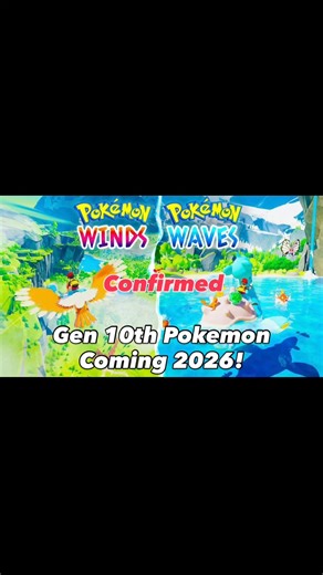 Pokémon wind/wave leaked. What do you expect this gen 10 to be like? #PokeFans #Pokémon #GamingNews #Pikachu #PokemonLegends #PokémonFans #GameSales #leaks | Xclusively Random
