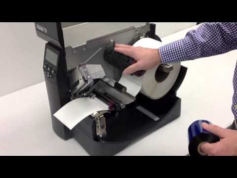 How to Load Media in Zebra ZM400