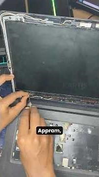 Amma (laptop) back to life | KARTIS changing the display a old Amma Laptop | Video #2