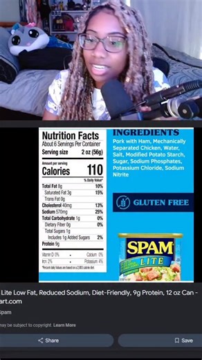Lillipie101 ✨ on Instagram: "Eating spam gotta be top 10 gutter things😭 . . . . . . . #relatable #comedy #funny #meme #reels #explore #explorepage #trending"