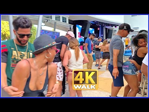 【4K】WALK OCEAN DRIVE South Beach Miami Florida 4k video USA