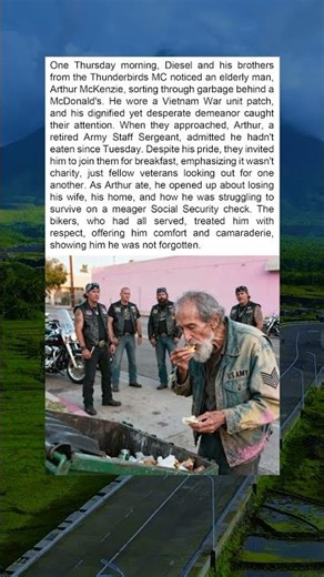 Dignified Veteran Found Starving. What These Bikers Did Next Will Inspire You.