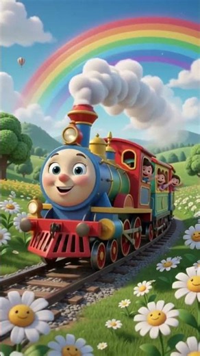 Choo Choo Train Song 🚂 | Nursery Rhymes for Kids | Tiny Stars Rhymes