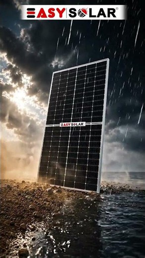 Easy Solar TOPCon Solar Panel Test ⚡ Heavy Rain, Mud & ExtremeWeather