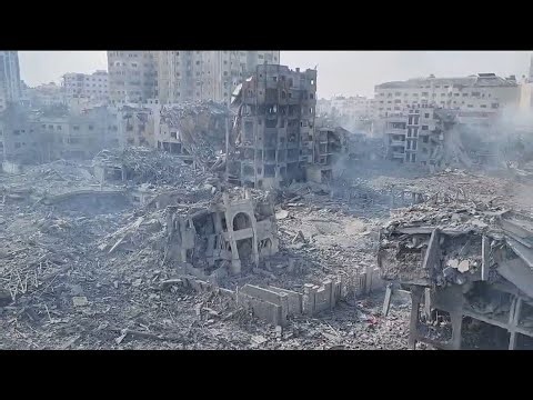 Gaza neighborhood Rimal leveled by Israel airstrikes | Latest war news