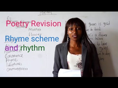 Pp1 Poetry Revision/ Rhyme and rhythm