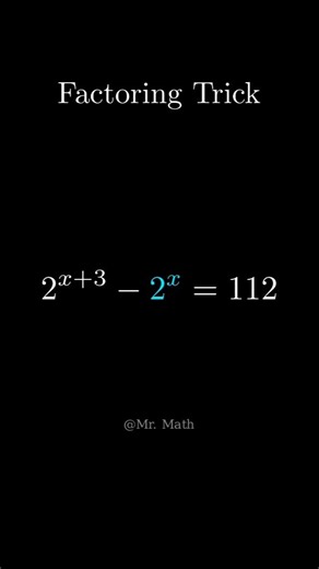 Simple Exponential Trick You Need to Know! 🧠 #shorts