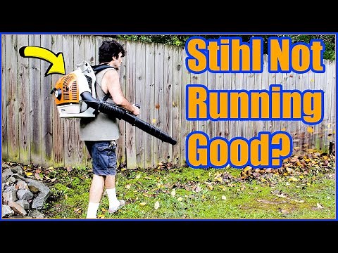 Stihl Backpack Blower Tune Up/ Valve Adjustment
