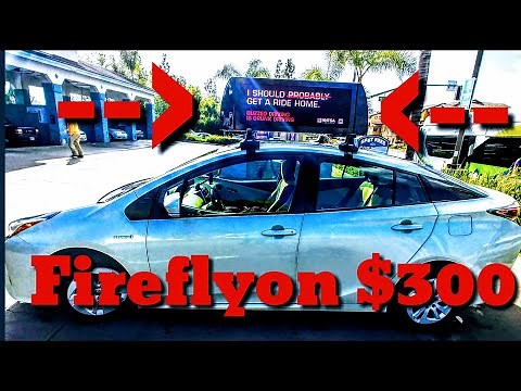 Firefly Advertising: pays you $300 driving with Uber Lyft