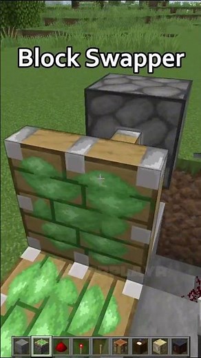 How to make a Block Swapper in Minecraft #minecraft #minecrafttutorial