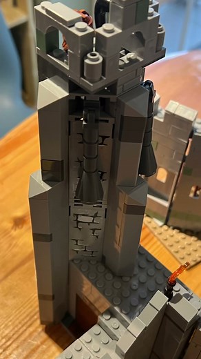 Lego helm’s deep set #lordoftherings#lego