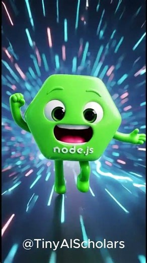 I’m Node.js – I Run the Backend ⚡ | Node.js Explained #nodejs #Shorts