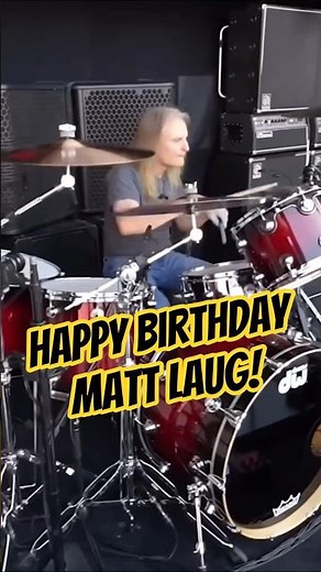 Happy 58th birthday to AC/DC drummer Matt Laug ⚡ #ACDC #MattLaug #drummer