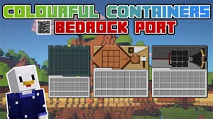 Colourful Containers BE v4.3 - Bedrock OR Java UI?! Minecraft Texture Pack