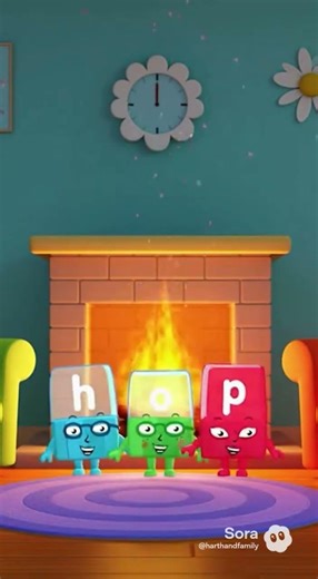 Alphablocks fireplace