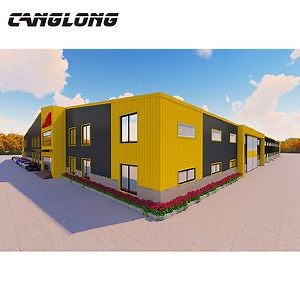 [Hot Item] High Quality Cow Shed Prefabricated Frame Logistics Warehouse Center Building Steel Structure