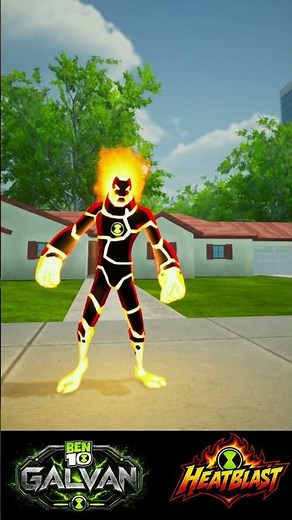 Ben 10 Heatblast Transformation | Ultimate Fire Power 🔥 | HD
