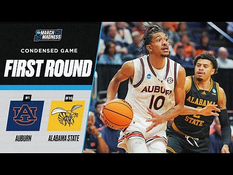 Auburn vs. Alabama State - First round NCAA tournament extended highlights