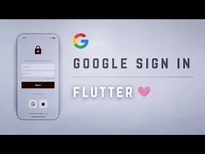 🔒📱 Google Sign In • Flutter Auth Tutorial ♡