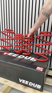 Unboxing our NEW Vee Dub Performance Lowering Springs 📦🤩 Our new Performance Springs are manufactured to the highest standards, ensuring exceptional performance and reliability. Available now in a variety of drop options for the T4 - T6.1! ⏬ https://www.veedubtransporters.co.uk/product-tag/vee-dub-performance-lowering-springs/ • #veedubtransporters #veedub #vwtransporter #reels #reel #unboxing #unboxingvideo #unboxingreel #suspension #performance #performancevw #springs #vwtmag #vagsocietyuk #