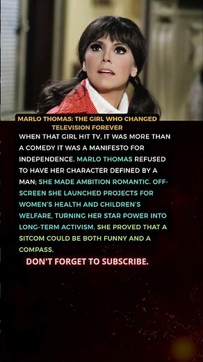 Marlo Thomas: The Girl Who Changed Television Forever