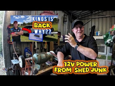 ⚡ From Shed Junk to 12V Power System! (DIY Build)