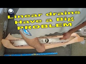 MOSAICS could be a big PROBLEM with Linear Drains. SOLUTION