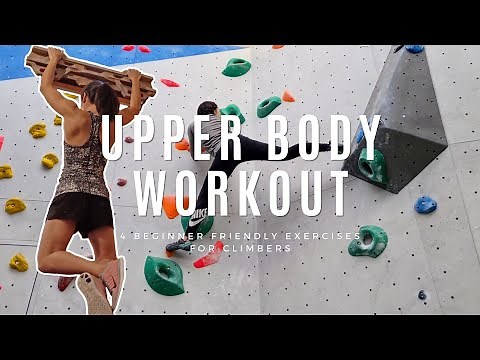 4 BEGINNER UPPER BODY WORKOUT for Climbers | Quick & Easy | Training Routine