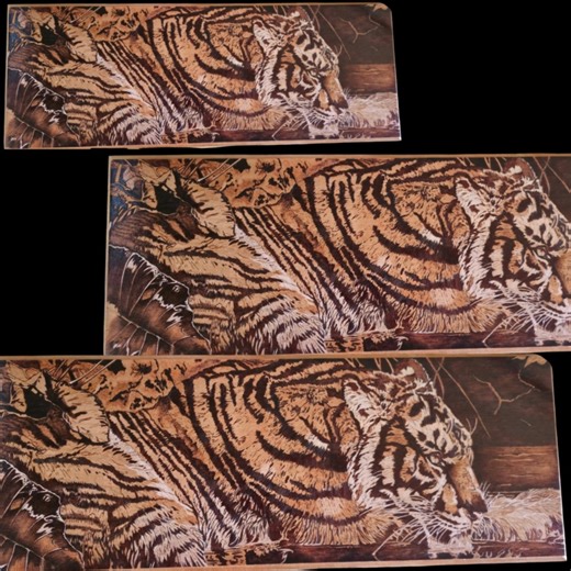 13 Years and still burning! I just got my first laser engraver too!#pyrography #pyrographyart #pyrographywork #pyrographyartist | Firedesignsbydeb