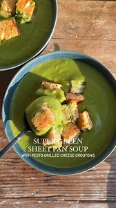 Super Green Sheet Pan Soup 🥣🫛🥦 | Crowded Kitchen