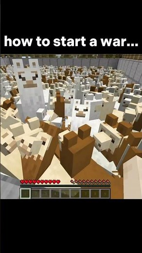 how to start a war... #minecraft #viral #shorts #mcpe