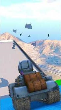 “Fórmula 1 vs Tanquezinho Robô Mega Rampa no GTA 5 mods #4k #inscritos