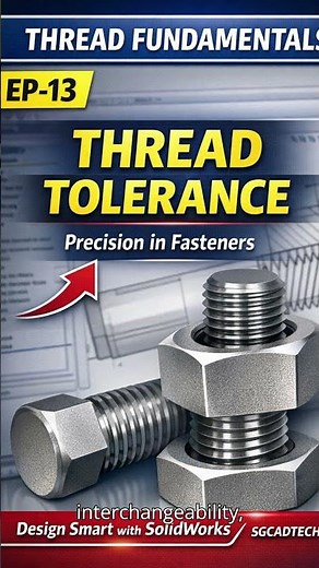 Thread Tolerance Explained | Why Precision Matters in Fasteners| #ThreadFundamentals#Fasteners
