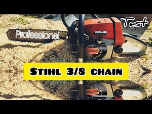Stihl 024 Chainsaw with 3/8 chain ms240 test AV Super