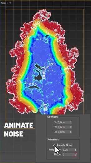Trees Animation - Old 3ds Max animation technique but still effective #3dsmax #vray #3dmodeling #3ds