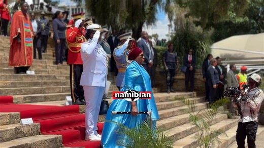 THIRD SESSION OF EIGHTH PARLIAMENT ... President Netumbo Nandi-Ndaitwah officially opened the third session of the eighth parliament on Tuesday, delivering a firm message to members (MPs) of parliament and the nation on unity, accountability and inclusive growth. Commander in chief Nandi-Ndaitwah inspected the guard of honour and the 21-gun salute, as MPs reunited in high spirits after the November recess. Video: Mitchelin Kangootui | The Namibian