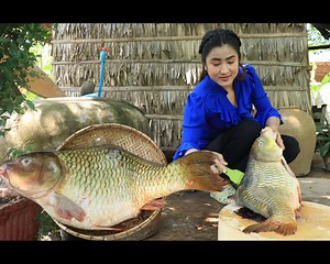 Have you ever seen this big fish before? - Yummy giant fish cooking. | FOOD & COOK