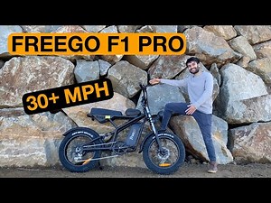 This Full-Suspension eBike Goes 30+ MPH!! (Freego F1 Pro Review)