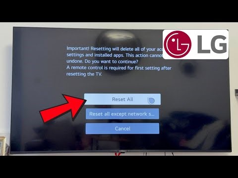 How to Factory Reset An LG TV