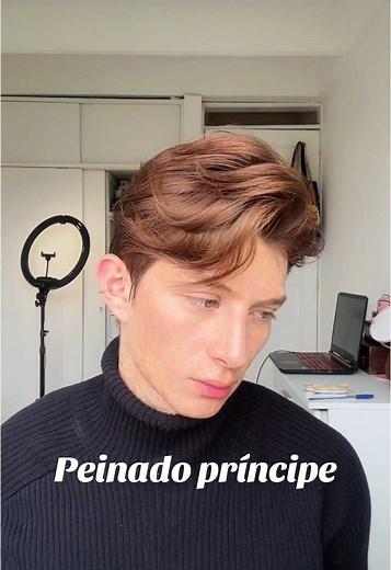 #tutorial cómo hacer el peinado de príncipe 🤴🏼 #peinado #hair #hairstyle