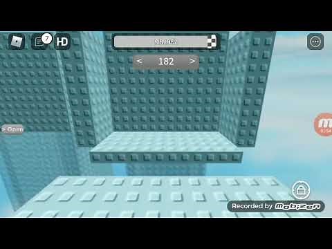 No jumping difficulty chart obby (182-183 stages)