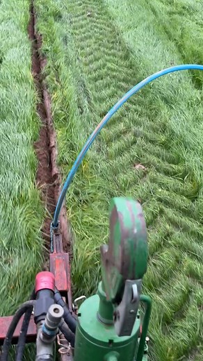 Mole ploughing in a few hundred meters of water pipe, all the tools made the job easy to do!! | Bennett's agricultural services