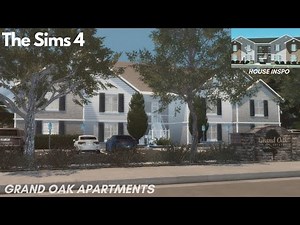 The Sims 4: Realistic Builds with cc | 4-Unit Apartment Tour | For Rent