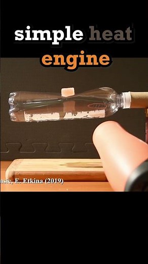 Simple Heat Engine #physics #thermodynamics #shorts #engine