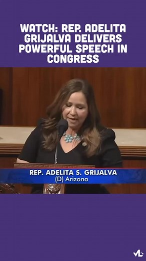Congresswoman Adelita Grijalva gave a powerful speech at her swearing-in ceremony, after waiting 50 days to be sworn in as the first latina from Arizona to represent Arizona in Congress. Watch. | Voto Latino