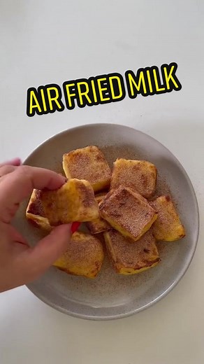Air-Fried Milk Recipe: Crispy on the Outside, Custard-Like on the Inside